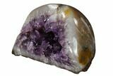 Amethyst Geode With Polished Face - Uruguay #152138-3